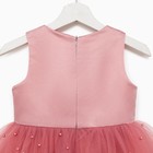 Платье детское с бусинками KAFTAN р. 30 (98-104 см), розовый - Фото 5