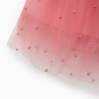 Платье детское с бусинками KAFTAN р. 30 (98-104 см), розовый - Фото 7