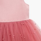 Платье детское с бусинками KAFTAN р. 30 (98-104 см), розовый - Фото 8