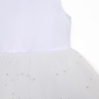 Платье детское с бусинками KAFTAN р. 30 (98-104 см), белый - Фото 10