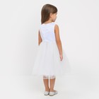 Платье детское с бусинками KAFTAN р. 30 (98-104 см), белый - Фото 4