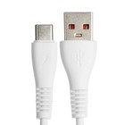 Кабель ONE DEPOT S01T, Type-C - USB, 2.4 А, 1 м, белый - Фото 2