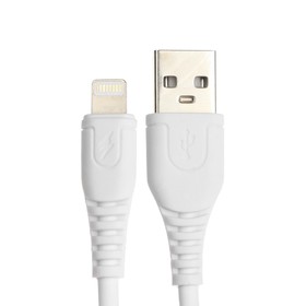 

Кабель ONE DEPOT DP-S08, Lightning - USB, 2.4 А, 1 метр, белый