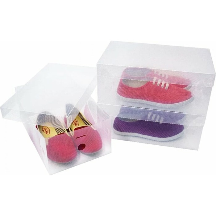 Короб для хранения обуви MILANO, 5 коробок - Фото 1