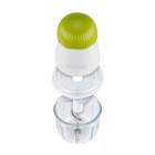 Измельчитель Kitfort КТ-3064-2, стекло, 150 Вт, 0.3 л, бело-салатовый - фото 51345851