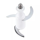 Измельчитель Kitfort КТ-3064-3, стекло, 150 Вт, 0.3 л, бело-бирюзовый - фото 51345854