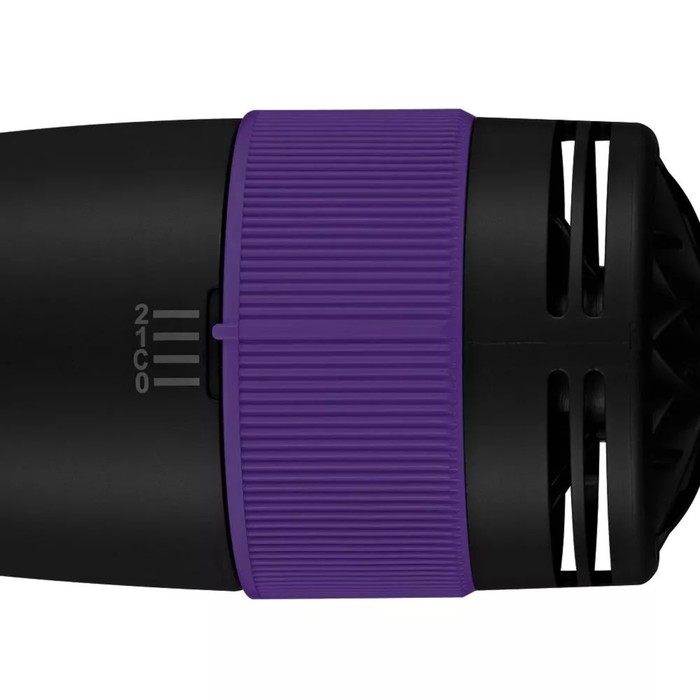Фен-щётка «4 в 1» Kitfort КТ-3236-1, 1000 Вт, 2 скорости, 2 температурных режима, цвет чёрно-фиолетовый