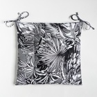 Сидушка на стул Этель Palm leaves 42×42 см, 100% хлопок, саржа 190 г/м² - Фото 5