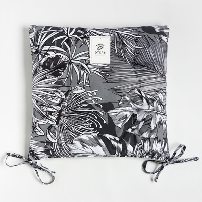 Подушка на стул «Этель» Palm leaves 42×42 см, 100% хлопок, саржа 190 г/м²