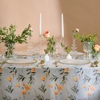 Скатерть Этель Yellow poppies 149×180 см, 100% хлопок, репс 210 г/м² - Фото 8