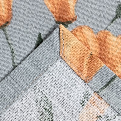 Дорожка на стол «Этель» Yellow poppies 40×149 см, 100% хлопок, репс 210 г/м²