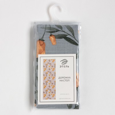 Дорожка на стол «Этель» Yellow poppies 40×149 см, 100% хлопок, репс 210 г/м²