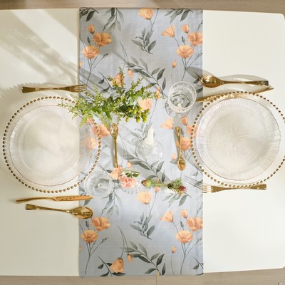 Дорожка на стол «Этель» Yellow poppies 40×149 см, 100% хлопок, репс 210 г/м²