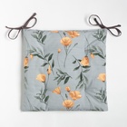 Подушка на стул Этель Yellow poppies 42х42 см, 100% хл, репс 210 г/м2 - Фото 5
