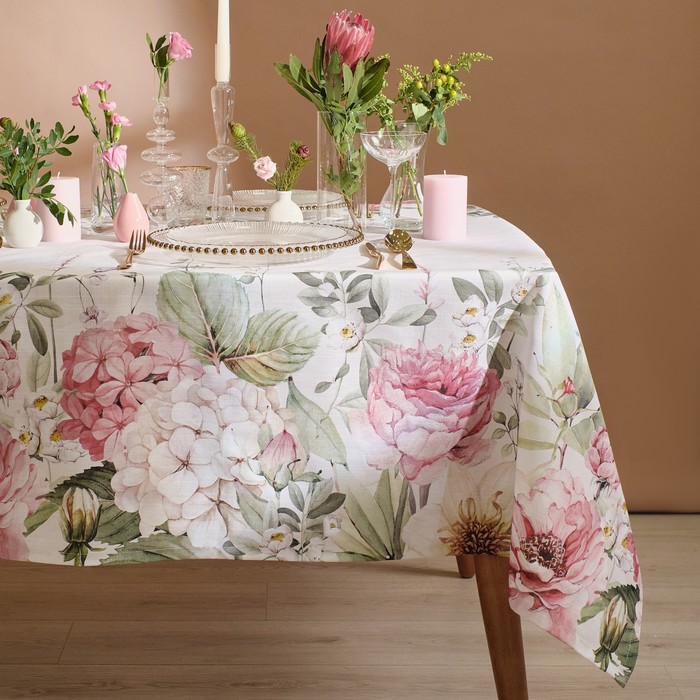 Скатерть «Этель» Tenderness, 149×220 см, 100% хлопок, репс 210 г/м²