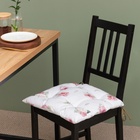 Подушка на стул «Этель» Tenderness, 42×42 см, белая - Фото 4