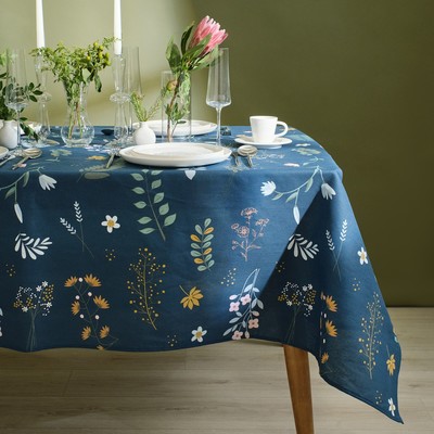 Скатерть «Доляна» Twilight forest, 146×110 см, 100% хлопок, рогожка 164 г/м²