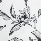 Шторы для кухни Доляна Plant leaves 146×180 см - 2 шт., подхваты - 2 шт., 100% хлопок, 164 г/м² - Фото 4