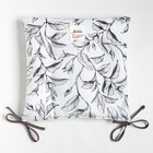 Подушка на стул «Доляна» Plant leaves, 42×42 см, белая - Фото 7