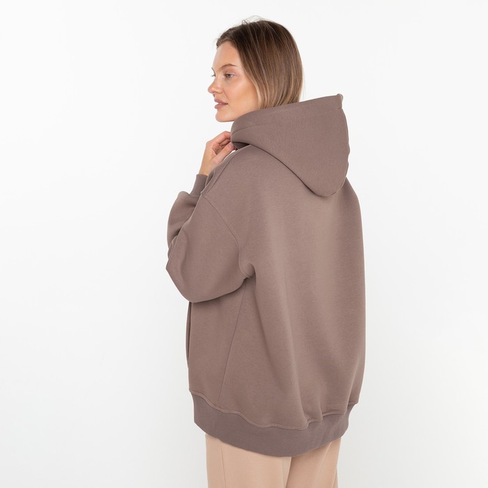 Толстовка женская НАЧЁС, цвет коричневый, размер ONE SIZE (42-46) 59103