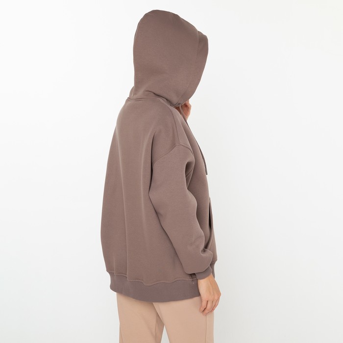 Толстовка женская НАЧЁС, цвет коричневый, размер ONE SIZE (42-46) 59103
