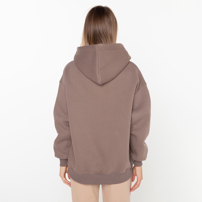 Толстовка женская НАЧЁС, цвет коричневый, размер ONE SIZE (42-46) 59103