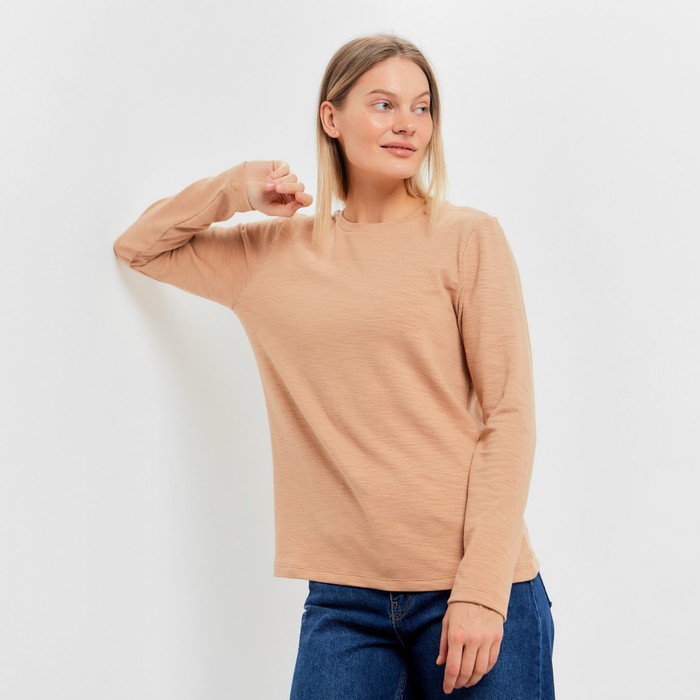 Джемпер женский, цвет бежевый, размер 44-46 (L) - Фото 1