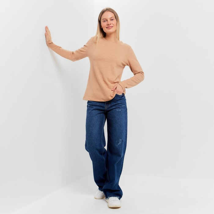 Джемпер женский, цвет бежевый, размер 44-46 (L) 59106