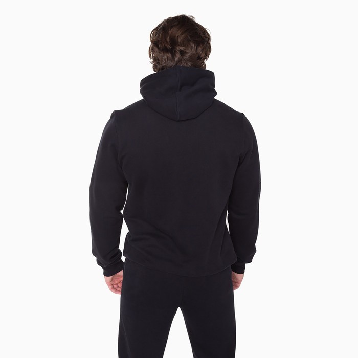 Костюм мужской (толстовка, брюки), цвет чёрный, размер 46 (М) 59116