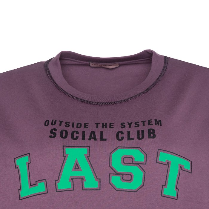 Костюм женский (свитшот/брюки), цвет тёмно-бордовый, размер 44-46 (M) 59118