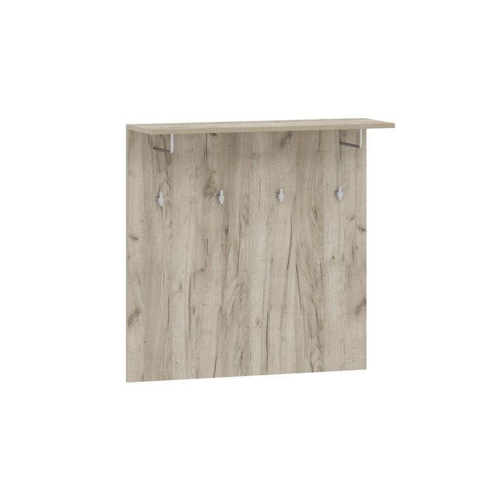 Вешалка настенная «Санти», 900×280×900 мм, цвет дуб крафт серый