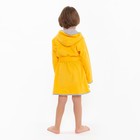 Халат жёлтый/тигр, рост 110, махра, 100% хлопок 9415769