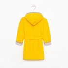 Халат жёлтый/тигр, рост 110, махра, 100% хлопок 9415769