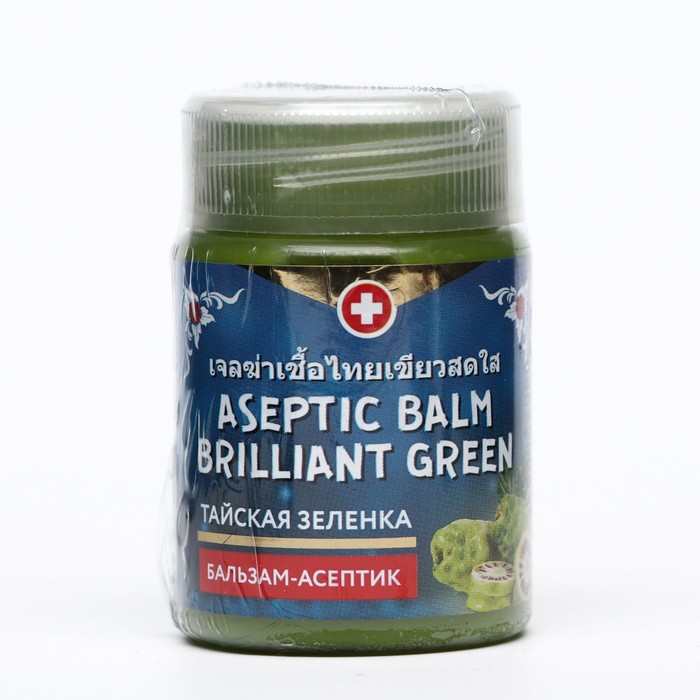 

Зеленка тайская Binturong Aseptic Balm Brilliant Green с экстрактом нони, 50 г