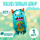 Воздушный шар фольгированный 14" «Добрый монстрик», фигура, для палочки - Фото 1