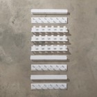 Органайзер для украшений «Настенный» 15×8×3 см, набор 9 шт., цвет белый - фото 9397616