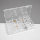 Подставка под украшения QF с футлярами 28 мест, 17×11×2.5 см, прозрачная - Фото 2