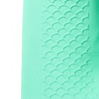 Перчатки латексные многоразовые зеленые, размер XL - Фото 4