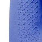 Перчатки латексные многоразовые синие, размер XL - Фото 4