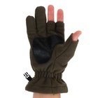 Перчатки "СИБИРСКИЙ СЛЕДОПЫТ" - PROFI 3 Cut Gloves, виндблок, хаки, размер XL(10) - Фото 3