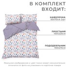 Постельное бельё Этель 1,5 сп Molla 150х215см, 150х225см, 50х70± 3см-2 шт, новосатин - Фото 2