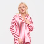 Пижама женская (рубашка, брюки) KAFTAN «Полоска», размер 40-42 - Фото 5