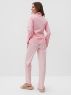 Пижама женская (рубашка, брюки) KAFTAN «Сердца», размер 48-50 - фото 23548768