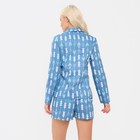 Пижама женская (рубашка и шорты) KAFTAN "Стрелы" р. 40-42 - фото 24624013