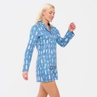 Пижама женская (рубашка и шорты) KAFTAN "Стрелы" р. 40-42 - фото 24624014
