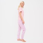 Пижама женская (футболка, брюки) KAFTAN Beauty, размер 40-42 9418506