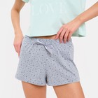 Пижама женская (футболка и шорты) KAFTAN "Love" р. 44-46 - фото 809193146