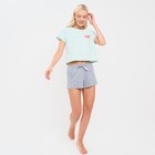 Пижама женская (футболка и шорты) KAFTAN "Love" р. 48-50 - фото 45710884