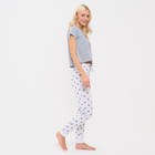 Пижама женская (футболка и брюки) KAFTAN "Fresh style" р. 48-50 - Фото 2