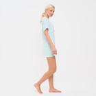 Пижама женская (футболка и шорты) KAFTAN "Ice mint" р. 40-42 - Фото 2